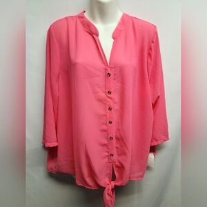 G&D Coral Blouse.  Sz 3x. New